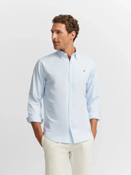 Silbon Smart Casual·Camisas Sport-Camisa sport oxford Celeste