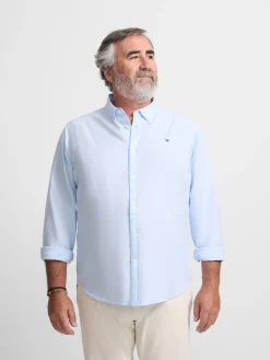 Silbon Smart Casual·Camisas Sport-Camisa sport oxford Celeste