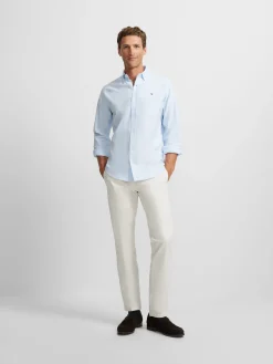 Silbon Smart Casual·Camisas Sport-Camisa sport oxford Celeste