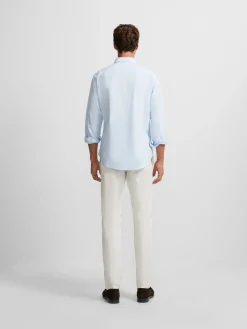 Silbon Smart Casual·Camisas Sport-Camisa sport oxford Celeste