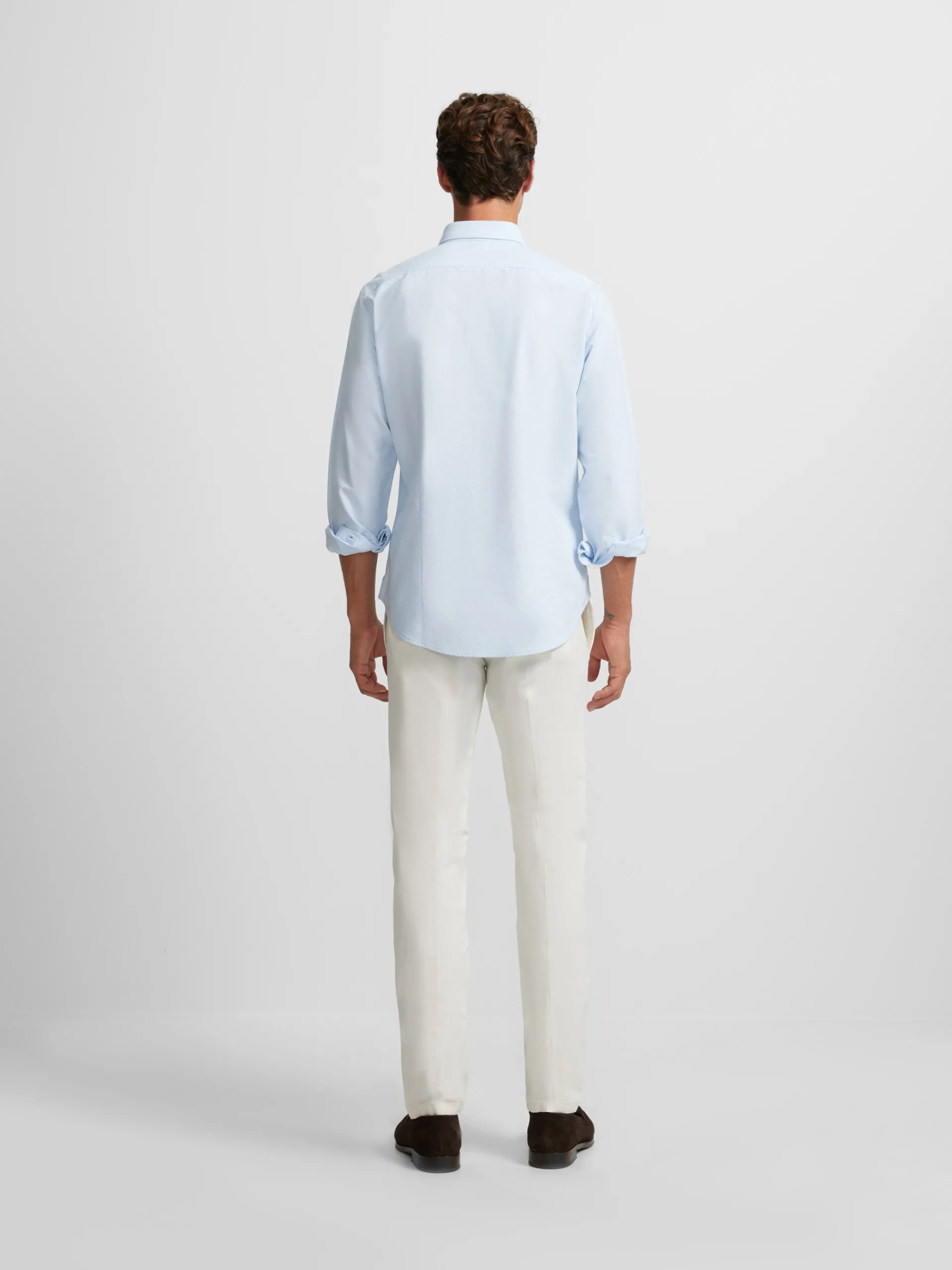 Silbon Smart Casual·Camisas Sport-Camisa sport oxford Celeste