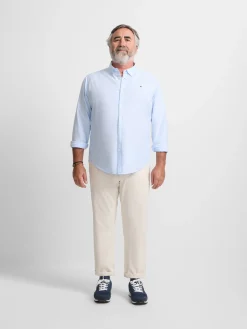 Silbon Smart Casual·Camisas Sport-Camisa sport oxford Celeste