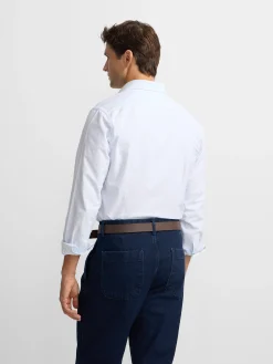 Silbon Smart Casual·Camisas Sport-Camisa sport oxford cutaway raya Celeste
