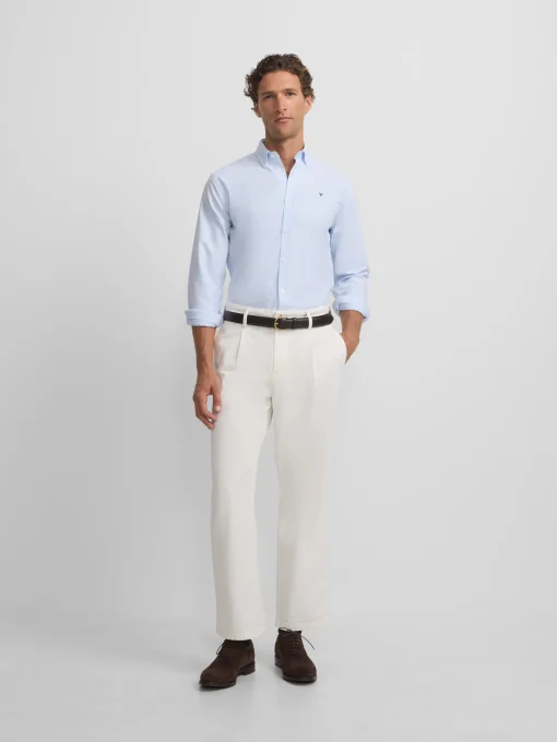 Silbon Smart Casual·Camisas Sport-Camisa sport oxford Gris
