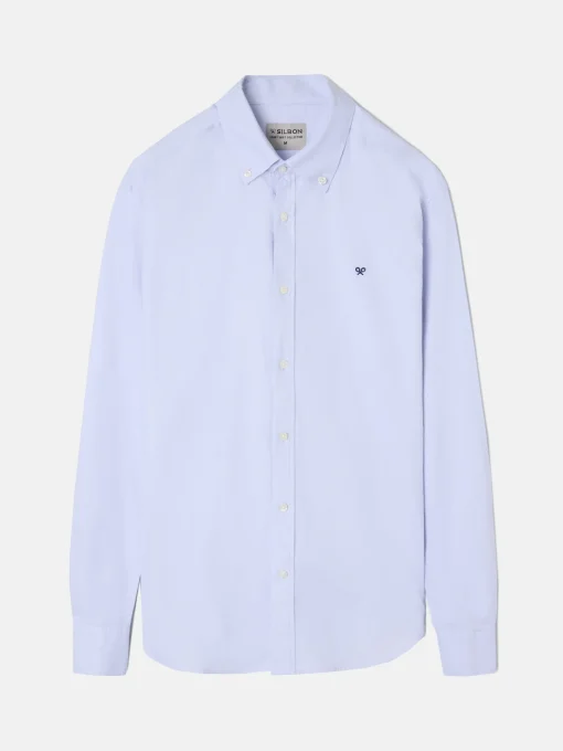 Silbon Smart Casual·Camisas Sport-Camisa sport oxford Gris