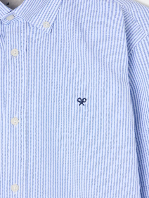 Silbon Smart Casual·Camisas Sport-Camisa sport oxford rayas azul medio Azul medio