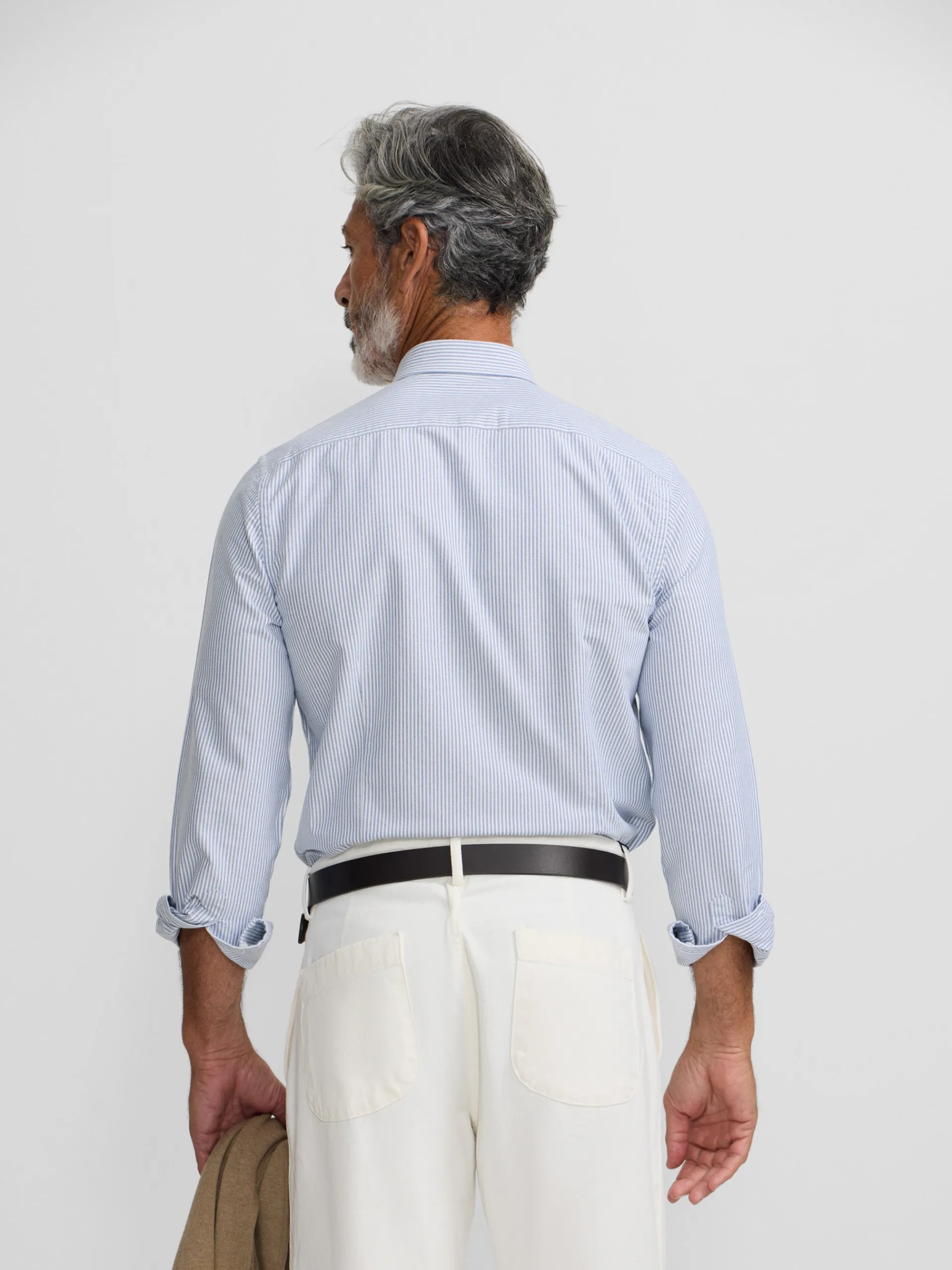 Silbon Smart Casual·Camisas Sport-Camisa sport oxford rayas azul medio Azul medio