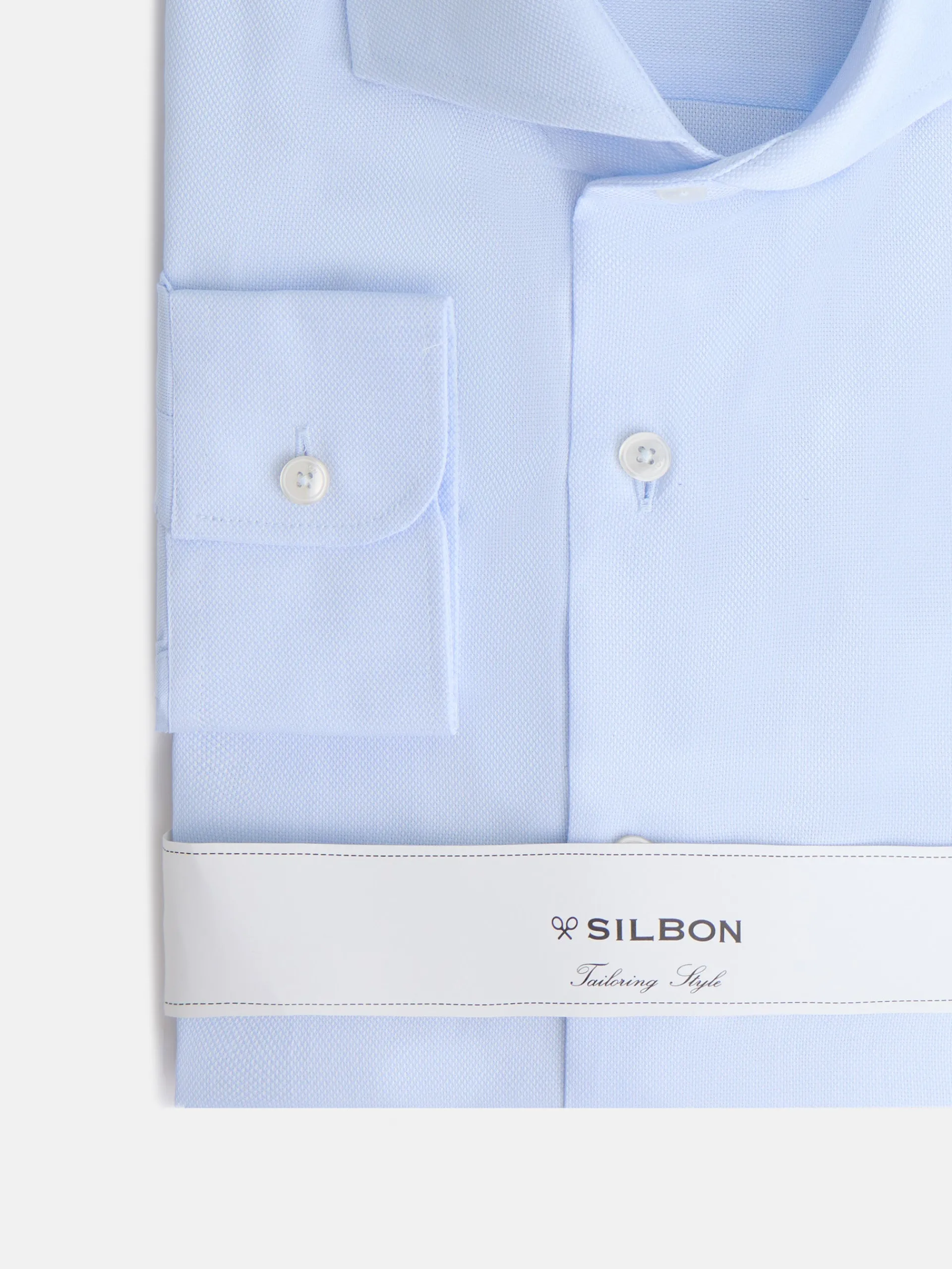 Silbon Formal Y Etiqueta·Camisas De Vestir-Camisa vestir clara estructura Celeste