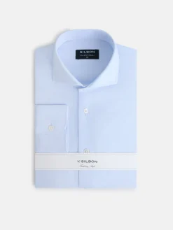 Silbon Formal Y Etiqueta·Camisas De Vestir-Camisa vestir estructura celeste clara Celeste claro