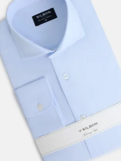 Silbon Formal Y Etiqueta·Camisas De Vestir-Camisa vestir estructura celeste clara Celeste&nbsp;claro