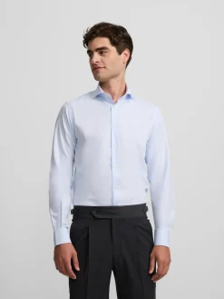Silbon Formal Y Etiqueta·Camisas De Vestir-Camisa vestir estructura celeste clara Celeste&nbsp;claro