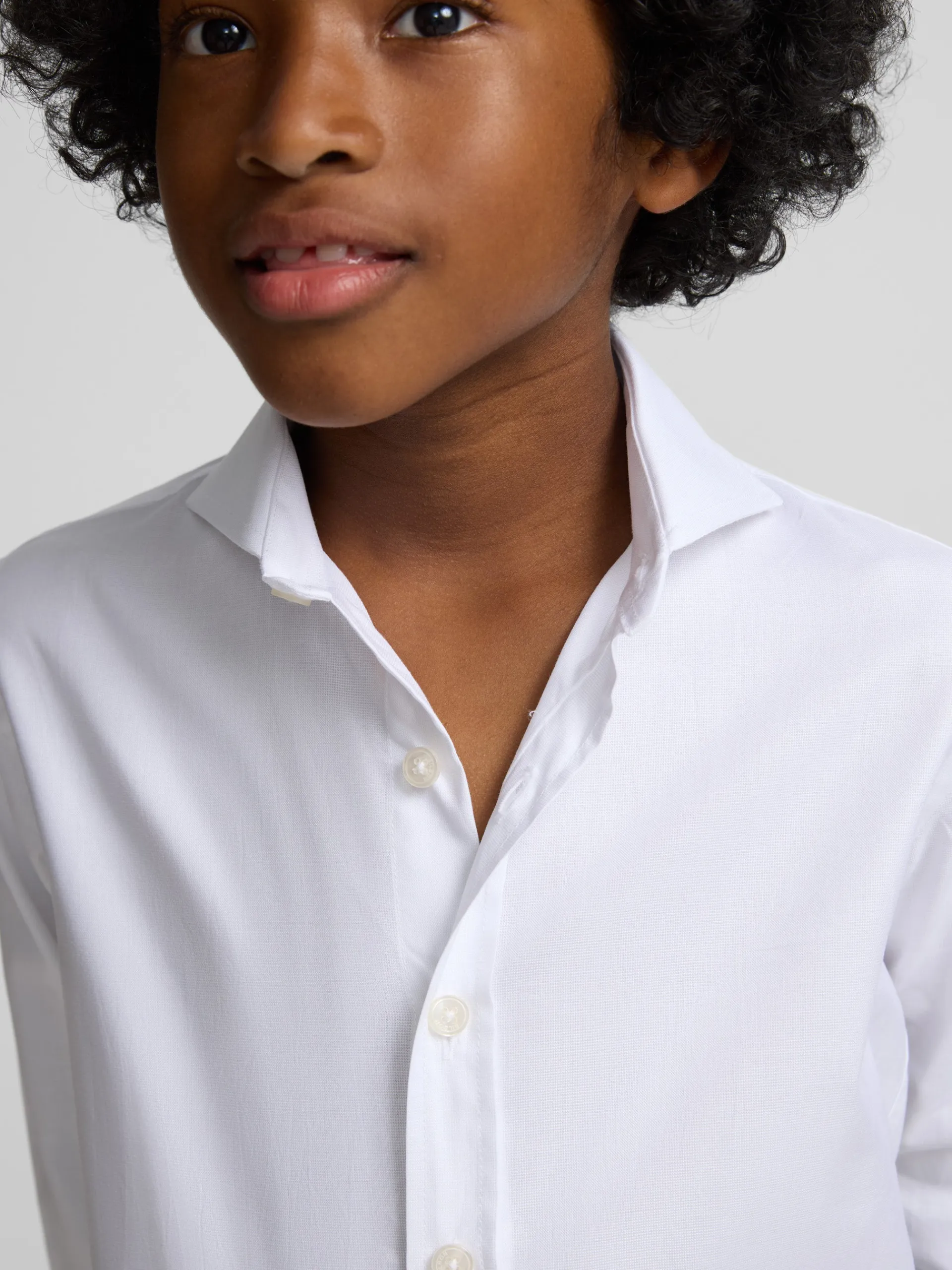Silbon Camisas De Vestir-Camisa vestir kids puño simple blanca Blanco