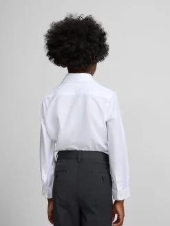 Silbon Camisas De Vestir-Camisa vestir kids puño simple blanca Blanco