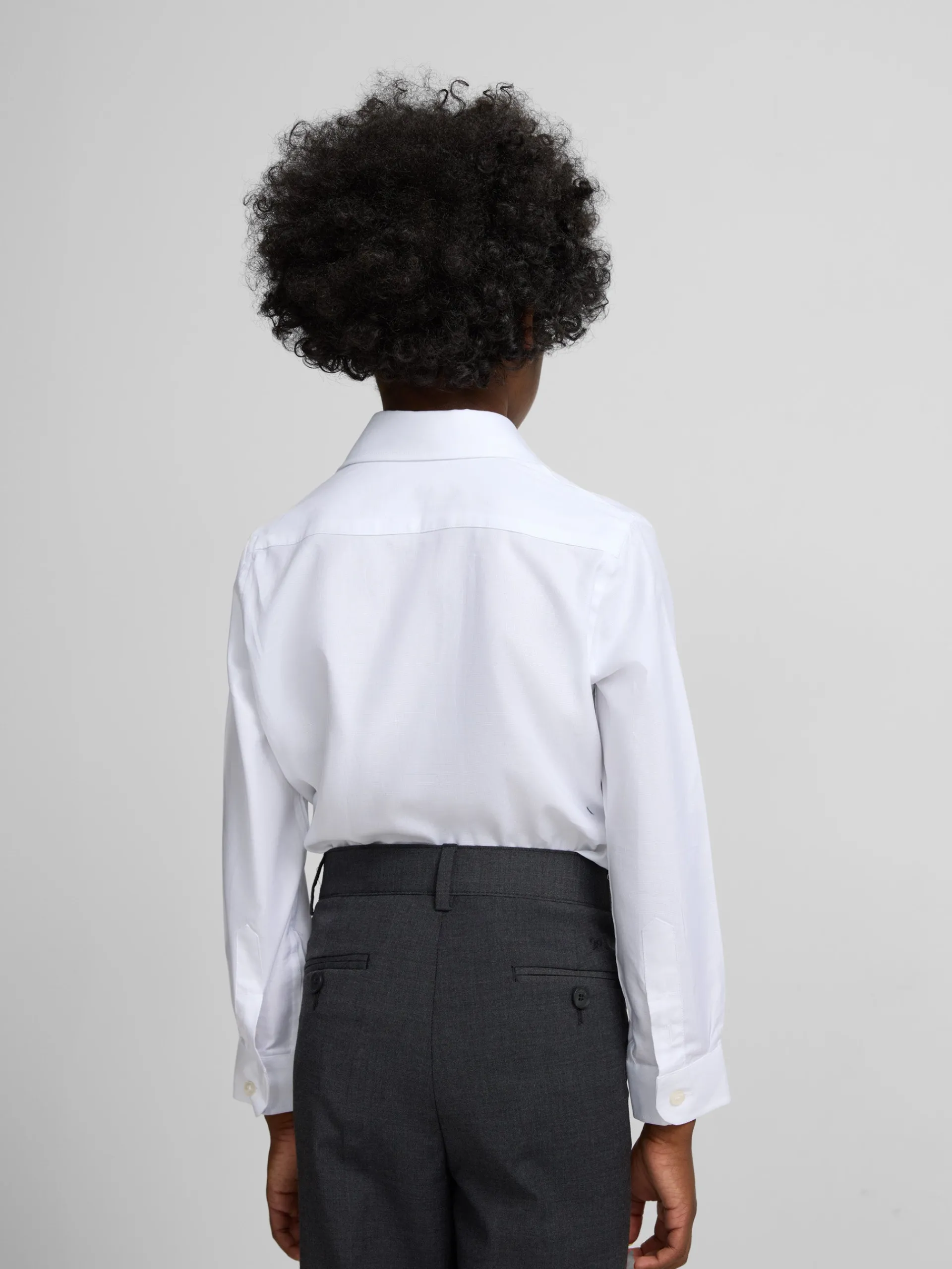 Silbon Camisas De Vestir-Camisa vestir kids puño simple blanca Blanco