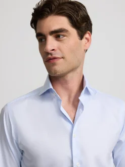 Silbon Formal Y Etiqueta·Camisas De Vestir-Camisa vestir puño simple celeste clara Celeste claro