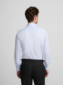 Silbon Formal Y Etiqueta·Camisas De Vestir-Camisa vestir puño simple celeste clara Celeste claro