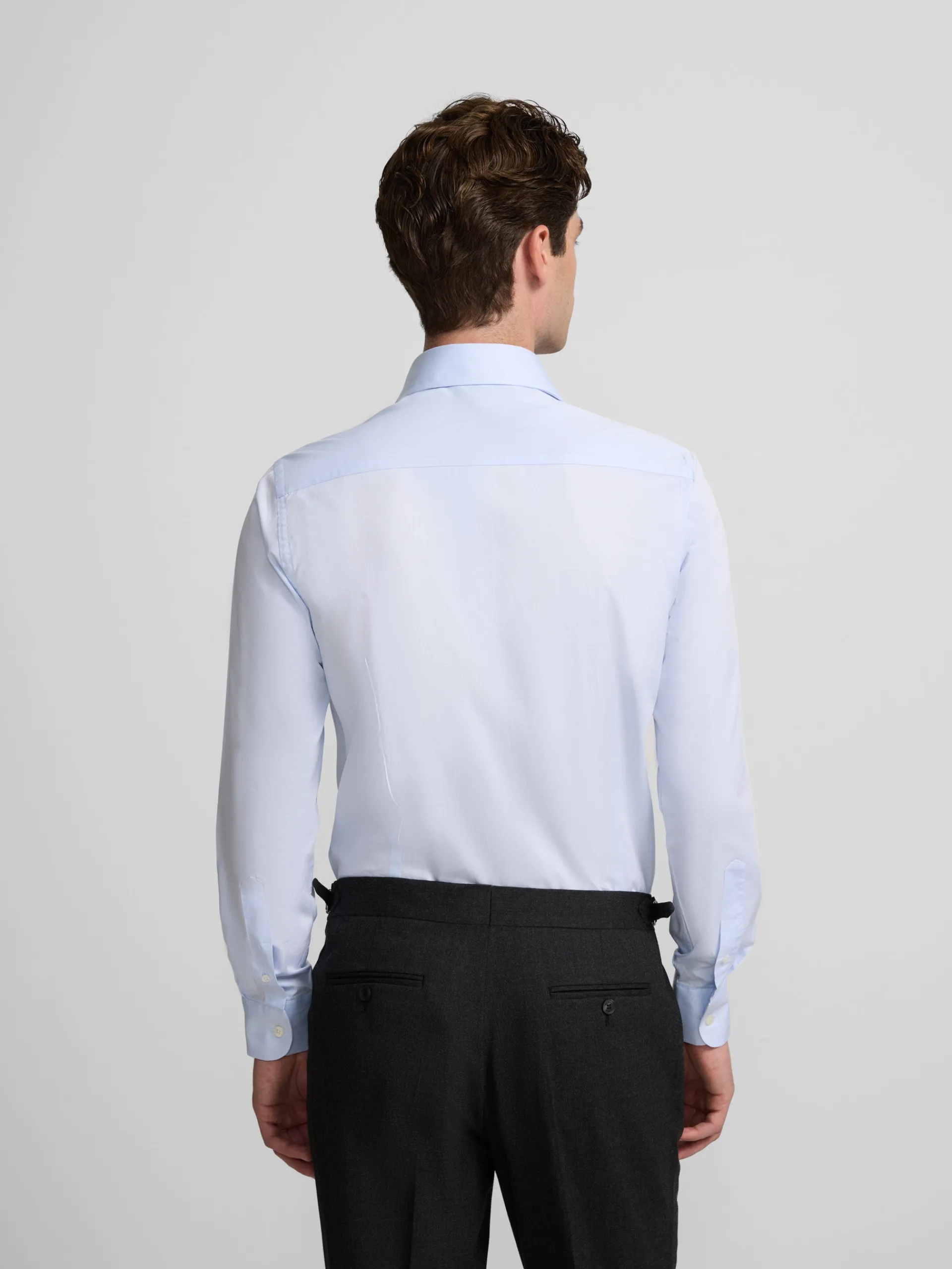 Silbon Formal Y Etiqueta·Camisas De Vestir-Camisa vestir puño simple celeste clara Celeste claro