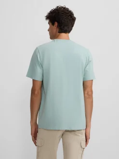 Silbon Smart Casual·Camisetas-Camiseta everyday style Verde