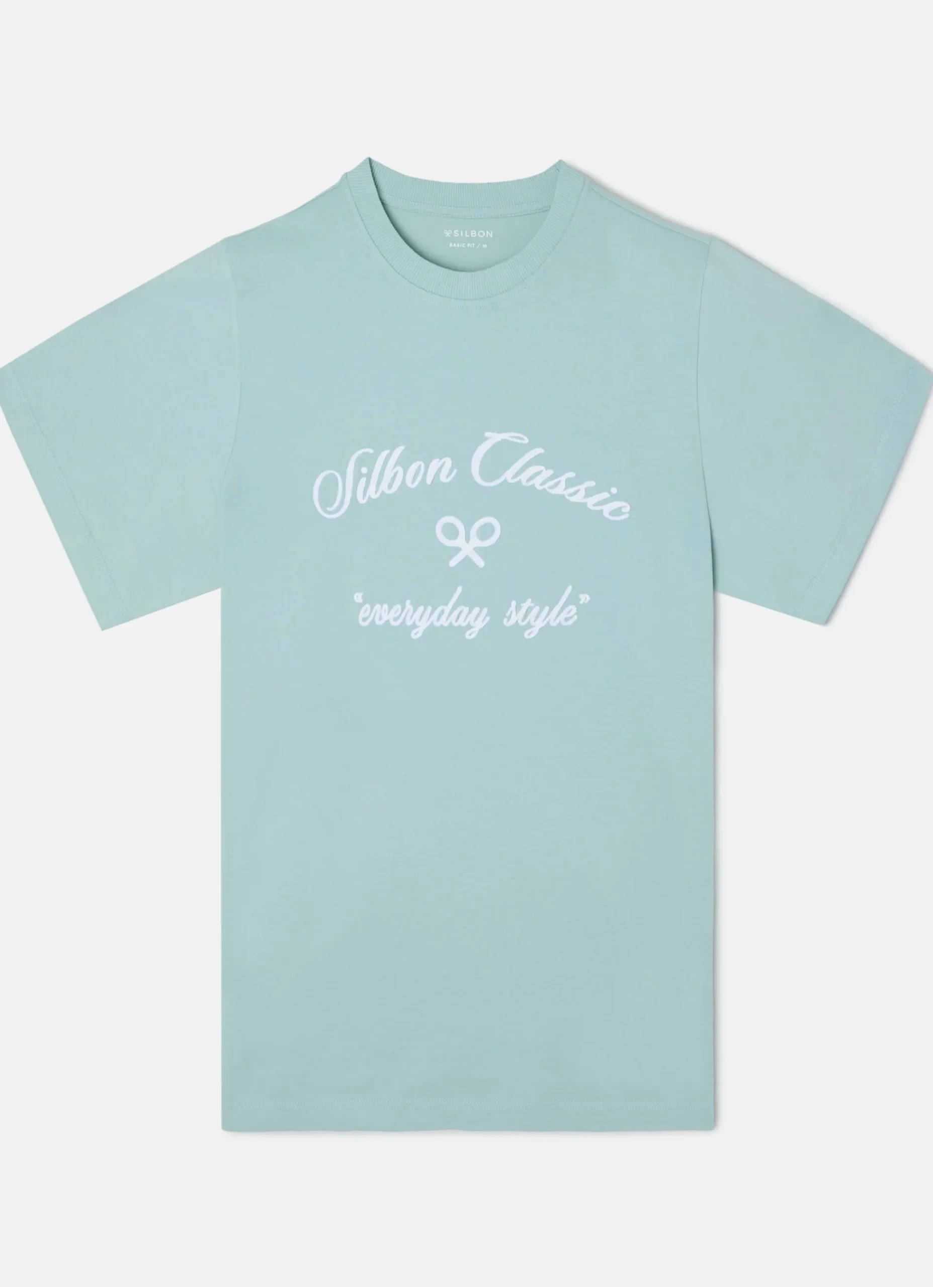 Silbon Smart Casual·Camisetas-Camiseta everyday style Verde