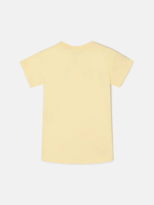 Silbon Camisetas Y Polos-Camiseta girl vibes amarilla Amarillo