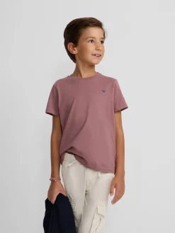 Silbon Camisetas-Camiseta kids etnica Burdeos