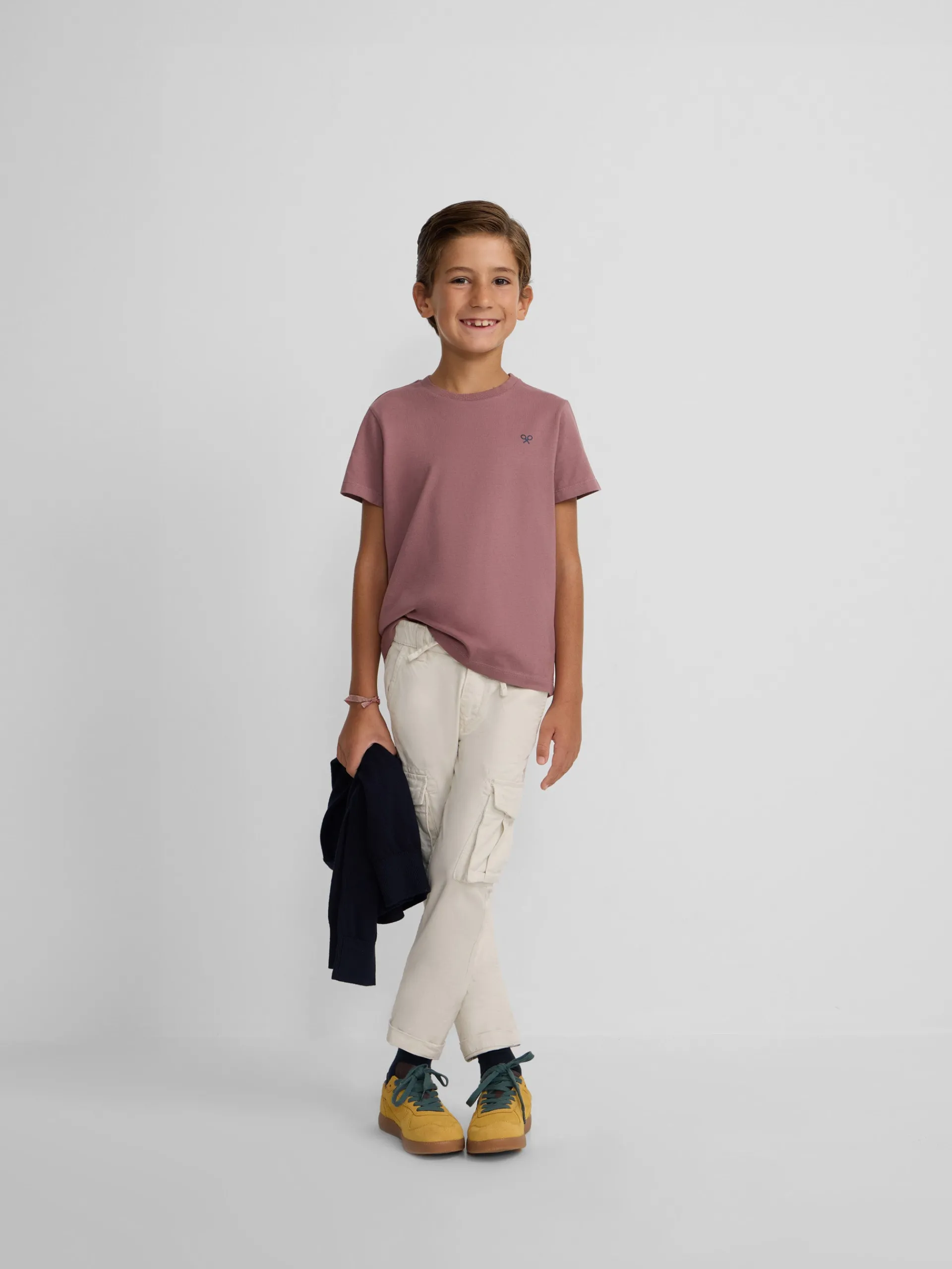 Silbon Camisetas-Camiseta kids etnica Burdeos