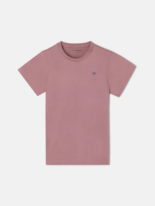 Silbon Camisetas-Camiseta kids etnica Burdeos