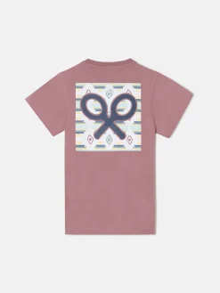 Silbon Camisetas-Camiseta kids etnica Burdeos