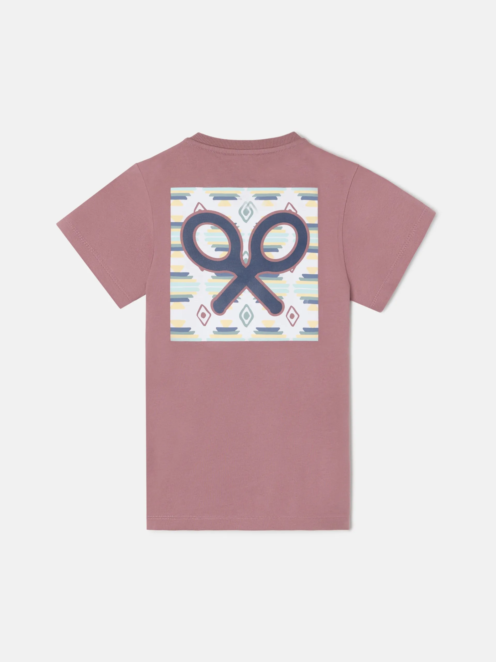 Silbon Camisetas-Camiseta kids etnica Burdeos