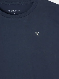 Silbon Camisetas-Camiseta kids mountain azul marino Azul marino