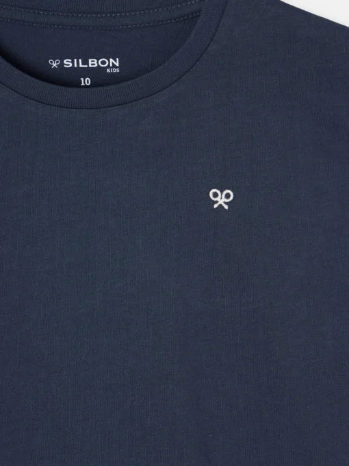 Silbon Camisetas-Camiseta kids mountain azul marino Azul marino
