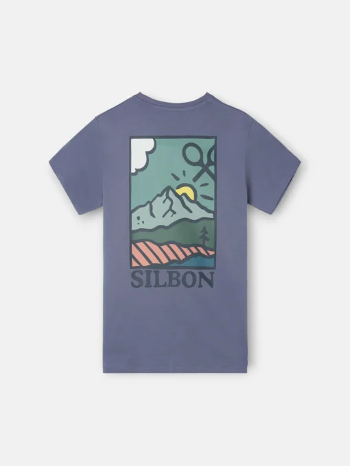 Silbon Camisetas-Camiseta kids picture Azul