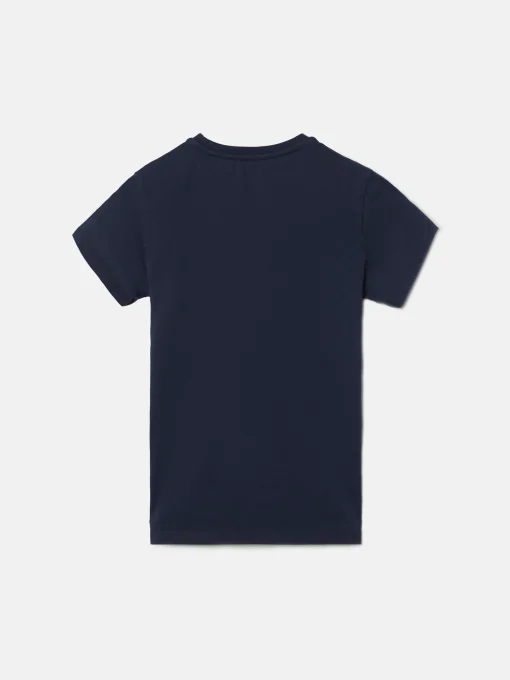 Silbon Camisetas-Camiseta kids raqueta media azul marino Azul marino