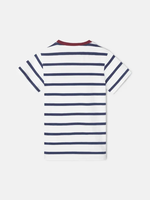 Silbon Camisetas-Camiseta kids raya marinas Azul marino