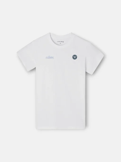 Silbon Camisetas-Camiseta kids tennis club blanca Blanco