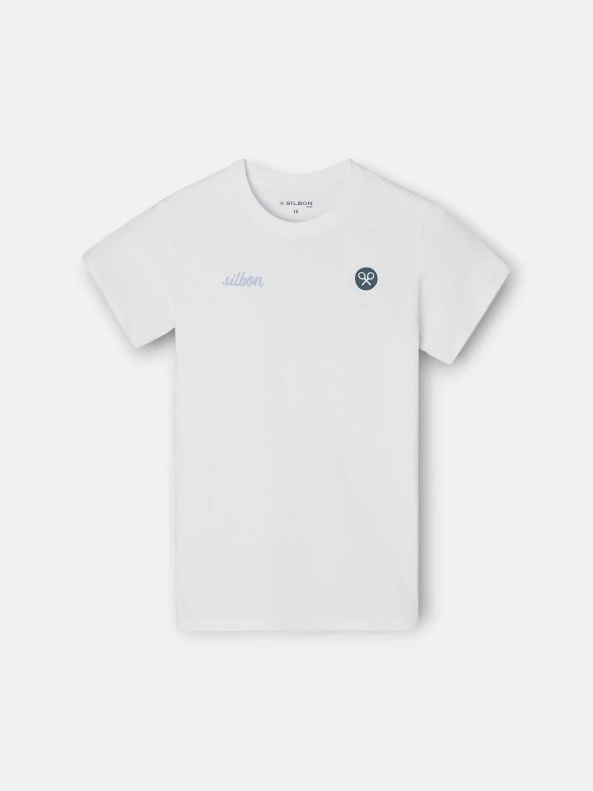Silbon Camisetas-Camiseta kids tennis club blanca Blanco