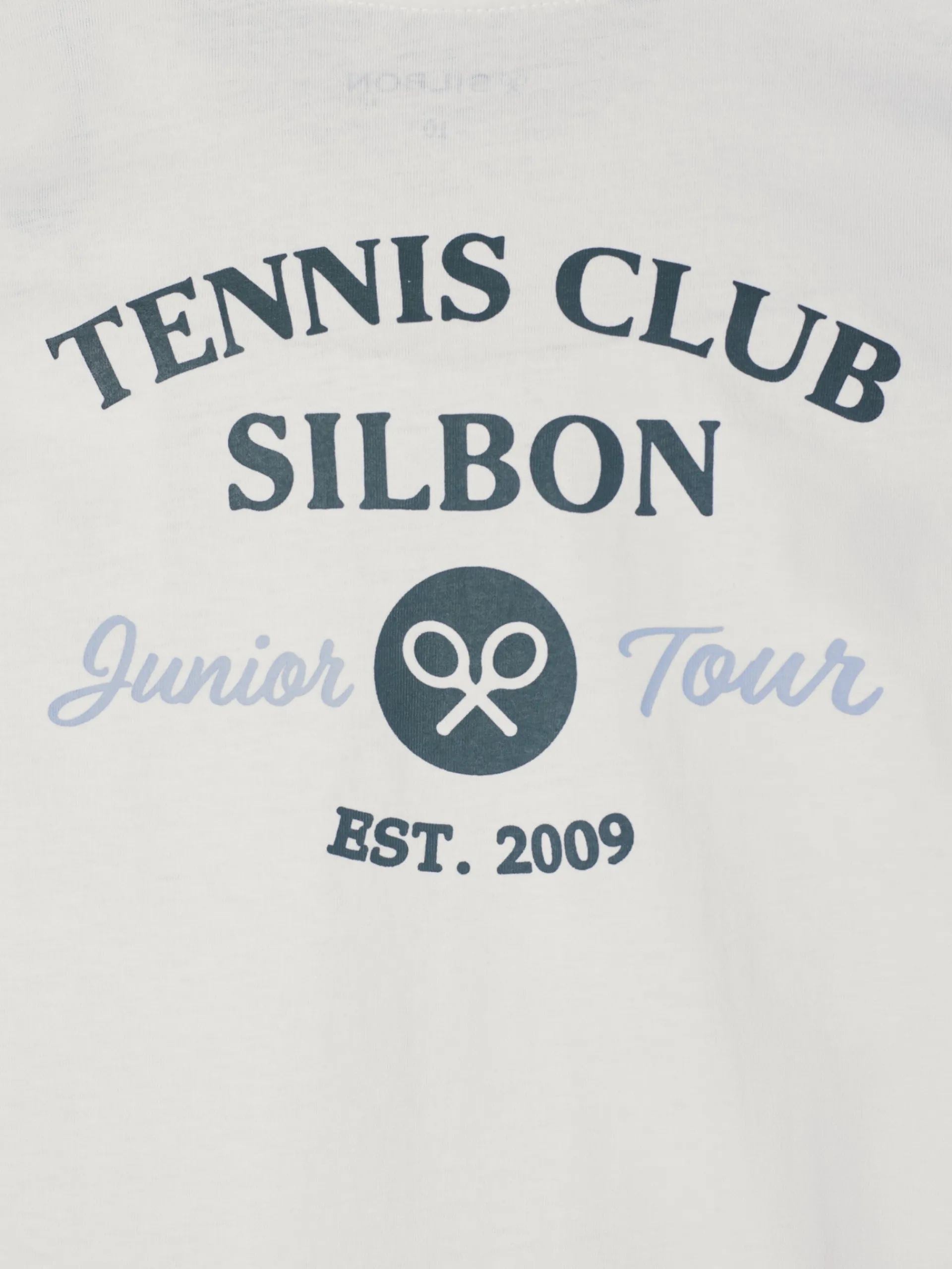 Silbon Camisetas-Camiseta kids tennis club blanca Blanco