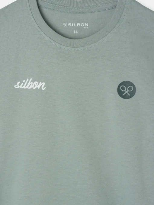 Silbon Camisetas-Camiseta kids tennis club Verde