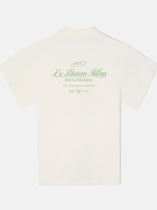 Silbon Smart Casual·Camisetas-Camiseta la maison Crema
