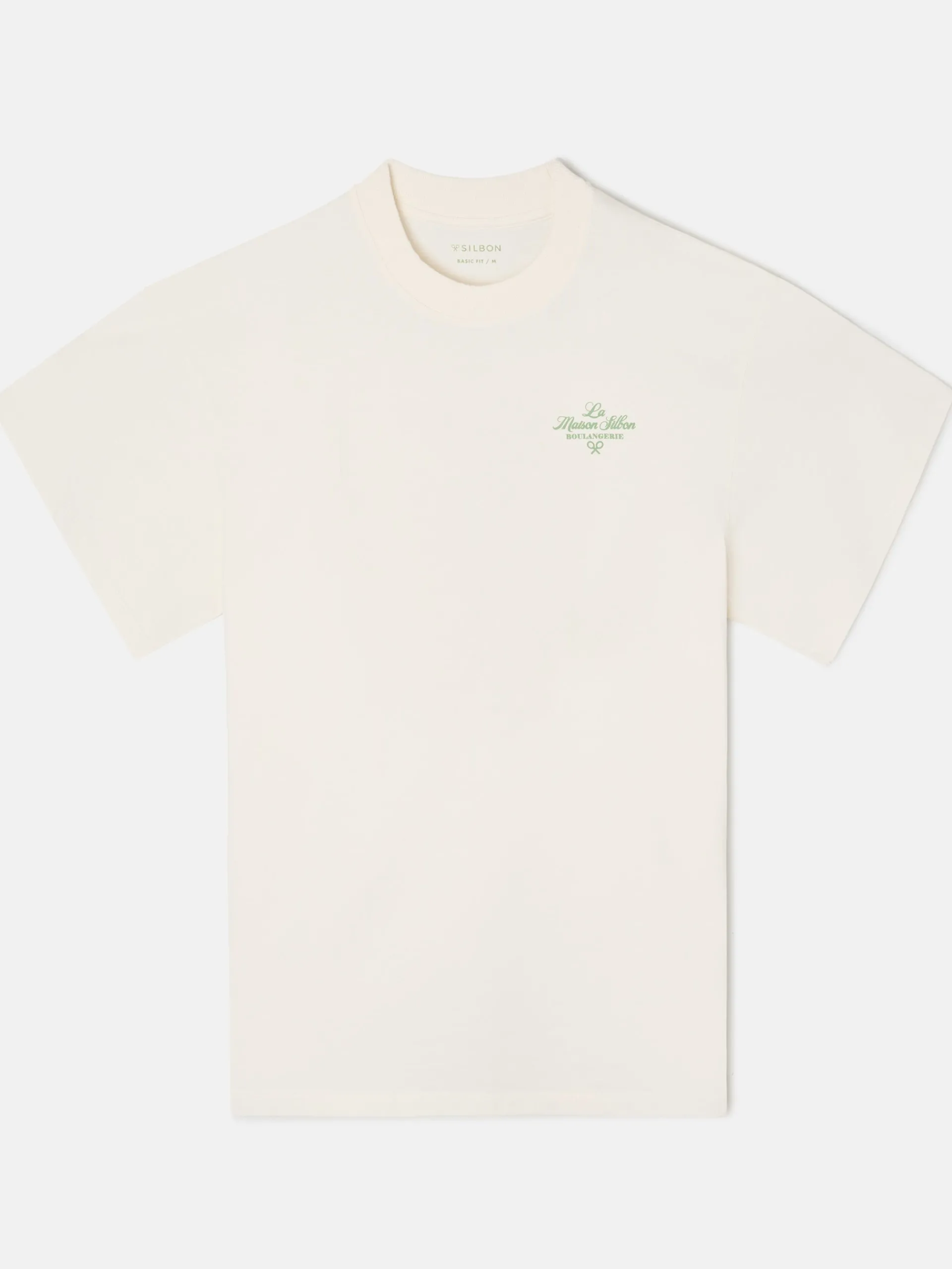 Silbon Smart Casual·Camisetas-Camiseta la maison Crema