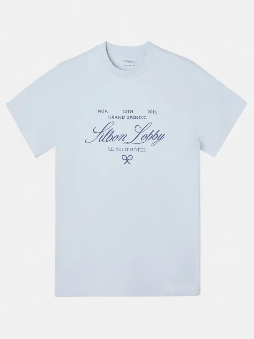Silbon Smart Casual·Camisetas-Camiseta petit hotel azul claro Azul claro
