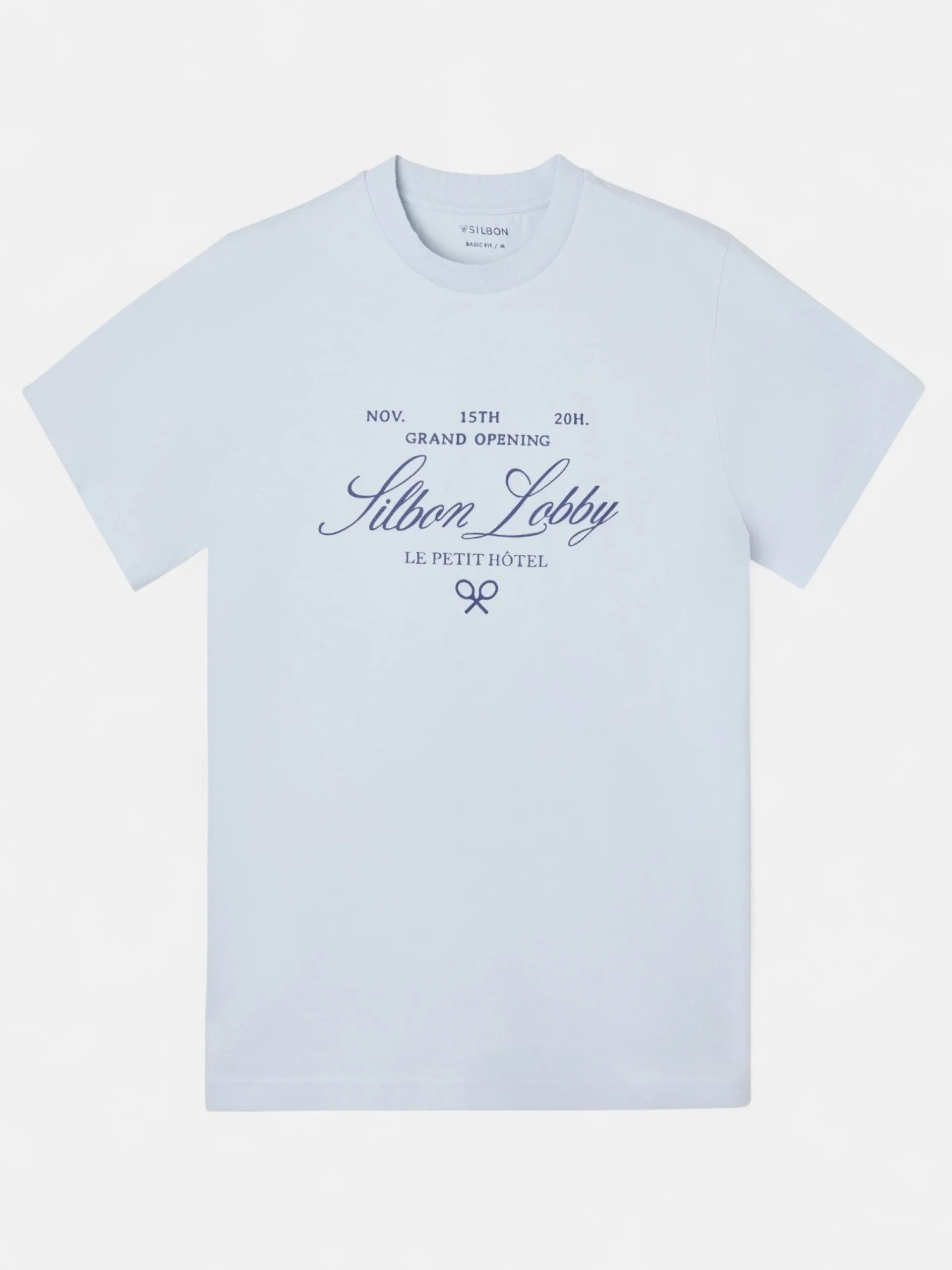 Silbon Smart Casual·Camisetas-Camiseta petit hotel azul claro Azul claro