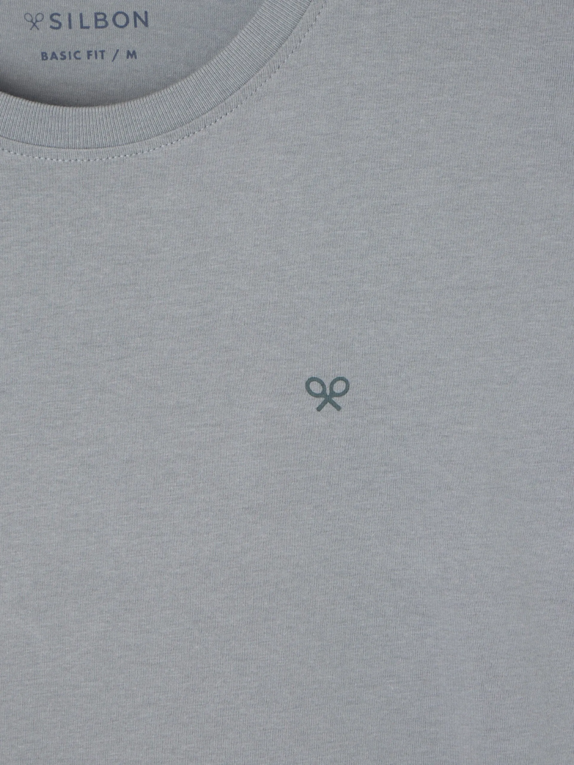 Silbon Smart Casual·Camisetas-Camiseta pixel etnico azul Gris