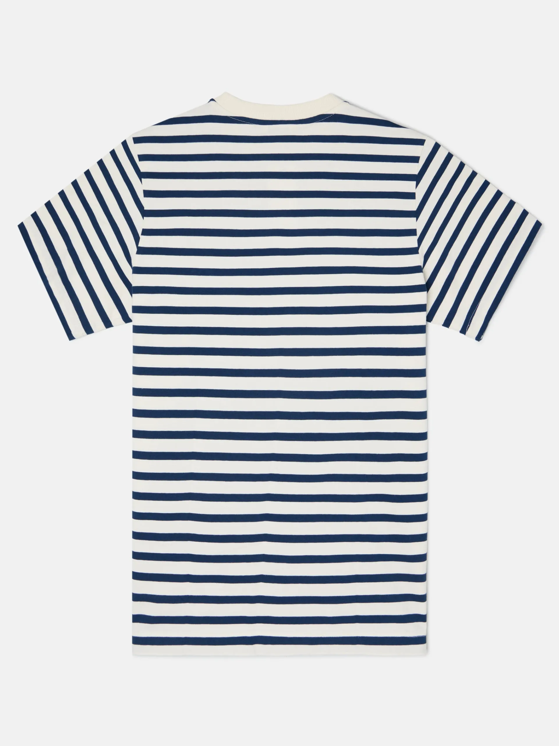 Silbon Smart Casual·Camisetas-Camiseta raya media azul marino Azul marino