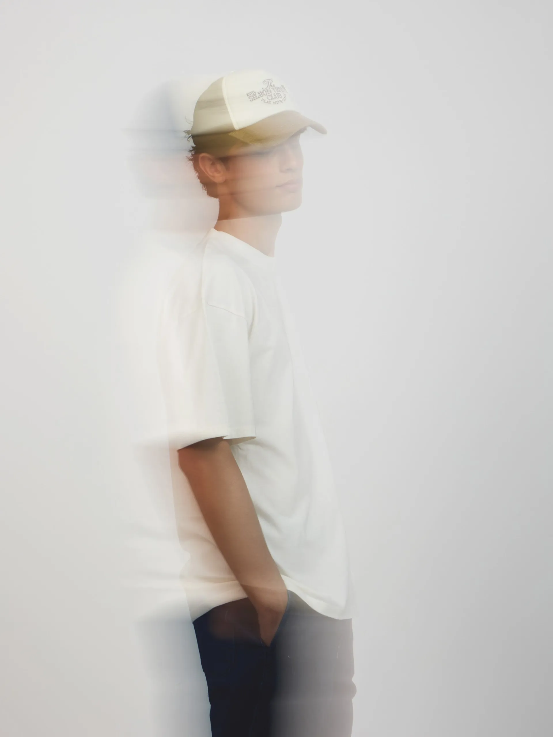 Silbon Camisetas|Smart Casual·Camisetas-Camiseta relaxed fit market Crema