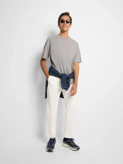 Silbon Camisetas|Smart Casual·Camisetas-Camiseta relaxed just vibes Gris