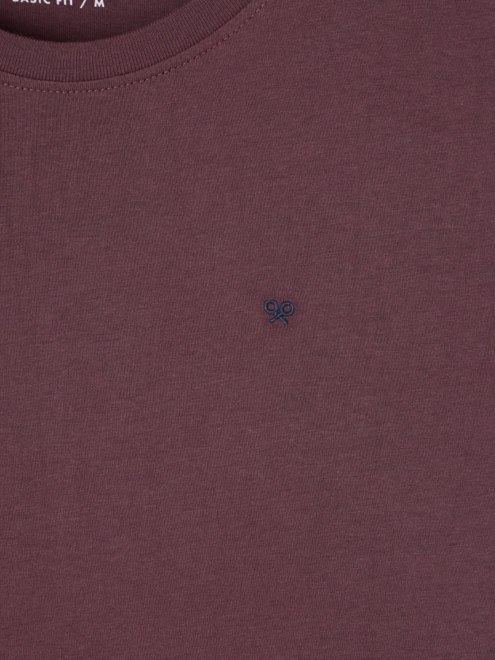 Silbon Smart Casual·Camisetas-Camiseta minilogo Burdeos
