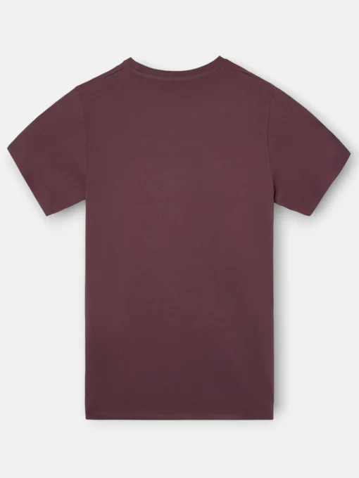 Silbon Smart Casual·Camisetas-Camiseta minilogo Burdeos