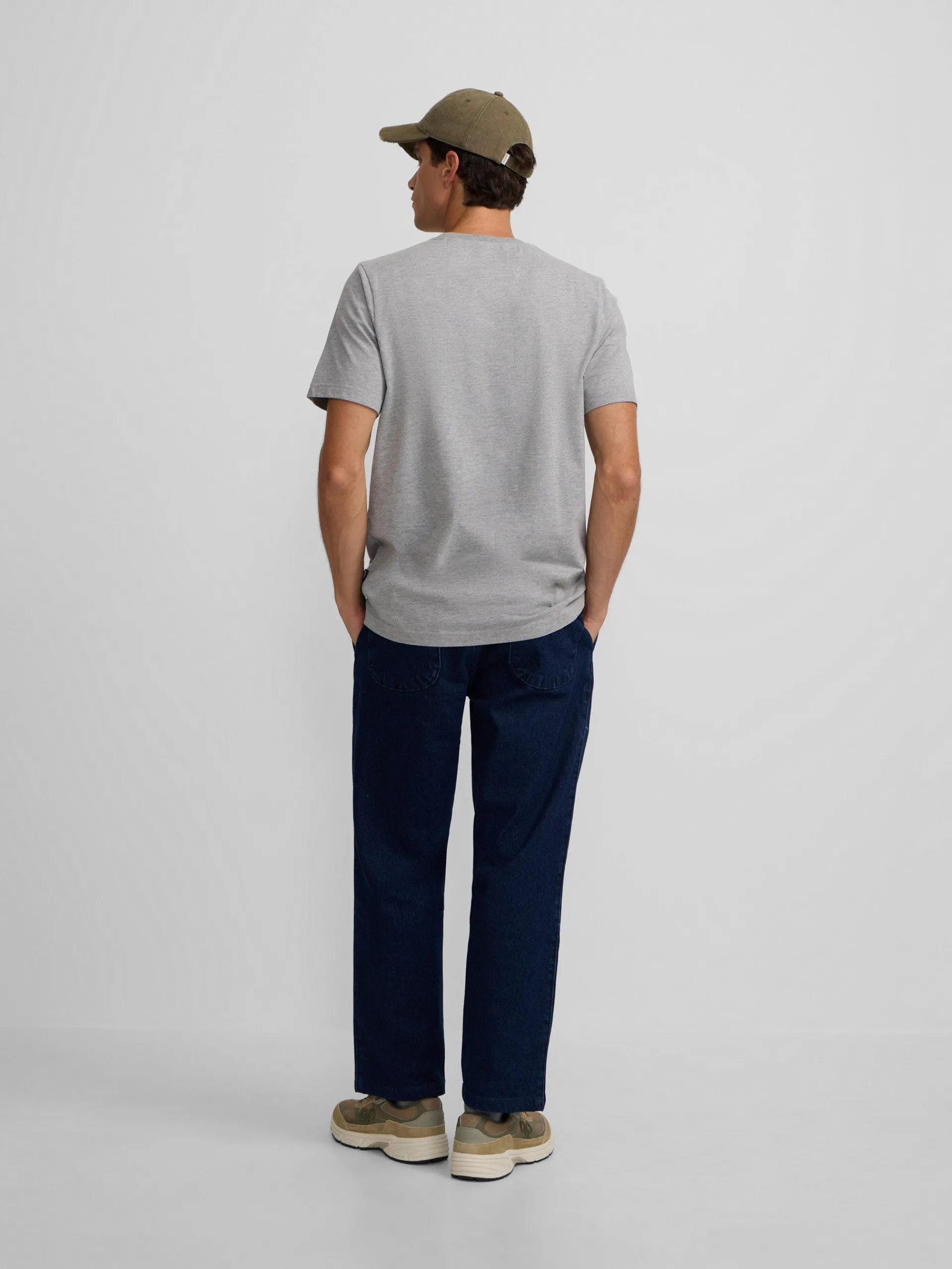 Silbon Smart Casual·Camisetas-Camiseta minilogo Gris