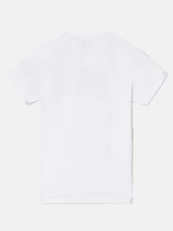 Silbon Smart Casual·Camisetas-Camiseta raqueta media blanca Blanco